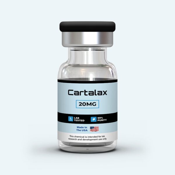 Glass vial of Biolongevity Labs Cartalax