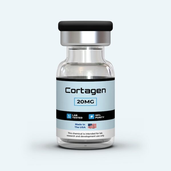 Glass vial of Biolongevity Labs Cortagen