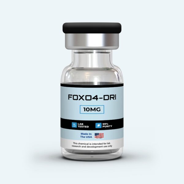 Glass vial of Biolongevity Labs FOXO4-DRI