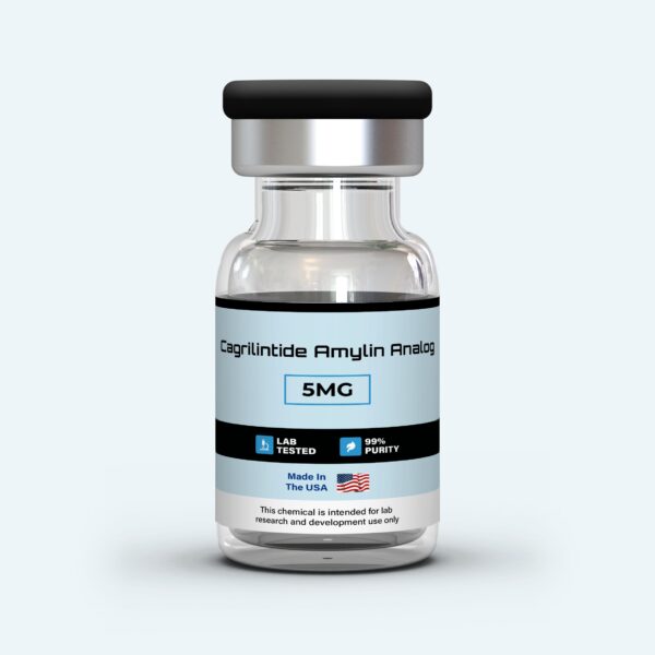 Glass vial of Biolongevity Labs Cagrilintide Amylin Analog